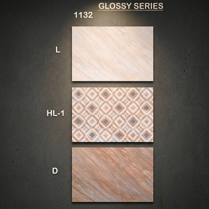 Carreaux muraux numériques en céramique vernissée brillante réfléchissante rose contemporaine 200x300mm Vistaar Factory Direct - Product Image 2