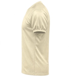 Camiseta de Fútbol Americano Personalizada en Color Blanco Crema, Uniforme de Práctica de Fútbol Americano, Transpirable, de Malla, para Entrenamiento Atlético, Venta al Por Mayor - Product Image 3