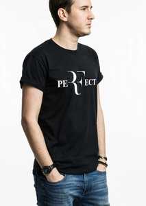เสื้อยืดคอกลมแขนสั้นสีดำสำหรับผู้ชาย ทรงปกติ สวมใส่สบาย ระบายอากาศได้ดี - Product Image 2