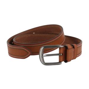 Ceintures Formelles pour Hommes Marron 100% Cuir Véritable Écologique Étanche Boucle en Acier Style Vintage Cadeau - Product Image 1
