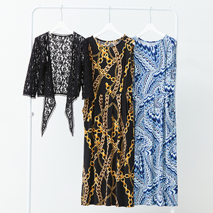 El conjunto de 3 piezas de una pieza para mujer con estampado de Verano incluye 2 piezas y 1 Bolero - Product Image 1