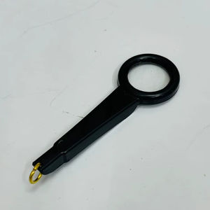 Lupa de Mano con Mango de PVC Negro Resistente y Libre de BPA, con Luz LED | Lupa de lectura de vidrio óptico (no plegable) - Product Image 1