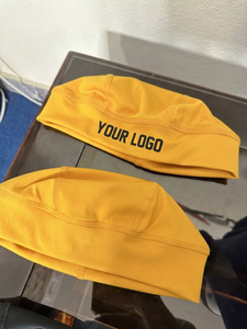 Yellow Knit <b>Skull</b> <b>Beanie</b> Cap Unisex Cuffed Winter Hat Soft Stretch Warm Casual Outdoor Headwear for Adults 56-58CM - Product Image 5