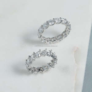 For GIA Certified Natural Diamond Engagement Ring Custom 18K Gold Rhodium Plating for Parties-Bulk Jewelry <b>Supply</b> Certified - Product Image 4