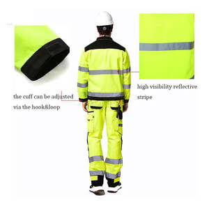 Uniforme de Trabajo de Seguridad Industrial de Alta Visibilidad BETTERGLOWAPPARELMFG Personalizado, Conjunto Unisex de Algodón Transpirable con Certificación CE - Product Image 6
