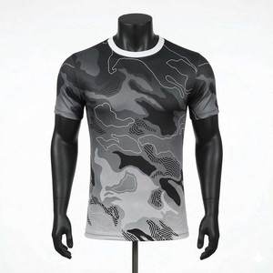 T-shirt streetwear surdimensionné pour homme en coton 100% imprimé par sublimation personnalisée avec fonction de séchage rapide - Product Image 1