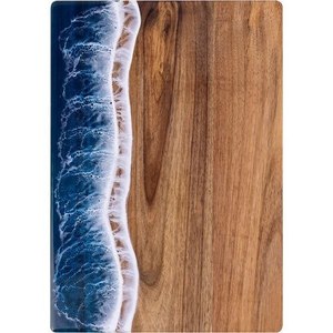 Planche à découper en bois massif artisanale, planche de préparation de cuisine durable, bloc de boucher pour la cuisson - Product Image 5