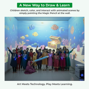 Crayon éducatif intelligent Eshark et jouet d'apprentissage créatif et amusant pour le dessin mural numérique |   INEK00014 Gonflable - Product Image 3