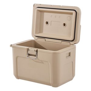Borsa Frigo Rigida Portatile da 16,5 QT con Manici Resistenti, Portabicchieri, Materiale Leggero e Rigido, Isolamento Termico, 100% Ritenzione del Ghiaccio, Design Leopardato - Product Image 1