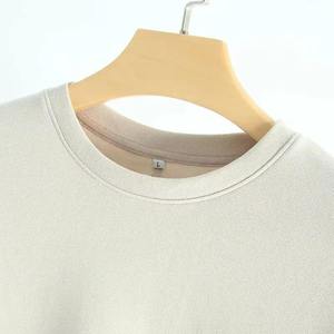 Conjunto de Pijama de Algodón de Color Sólido para Hombre, Cuello Redondo, Manga Corta, Pantalones Cortos, Cintura Elástica, Ropa Casual de Verano, Ligera y Transpirable - Product Image 3