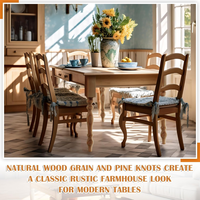 Pieds de table en bois massif coniques sur mesure, robustes et de haute qualité, pour villa moderne, ODM OEM, installation facile