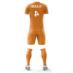 Vêtements de sport réversibles en gros pour clubs, ensembles d'uniformes de basketball en polyester/spandex, créez votre propre ensemble de football - Product Image 3