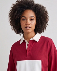 <b>Women's</b> Breathable Oversized Drop Shoulder <b>Long</b> <b>Sleeve</b> for <b>Shirt</b> Polyester/Cotton Hip Hop Style - Product Image 4