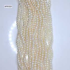 Perlas de Agua Dulce Naturales Más Vendidas, Perforadas Completamente, Forma Redonda, 2.75–3.25mm, 1 Ramo de 20 Hilos, 130.94CT, Perlas Sueltas para Joyería - Product Image 1