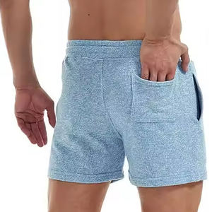 Pantalones cortos deportivos transpirables para hombre, de secado rápido, con tela que absorbe la humedad, cintura elástica, cómodos para el gimnasio y para usar en verano. - Product Image 2