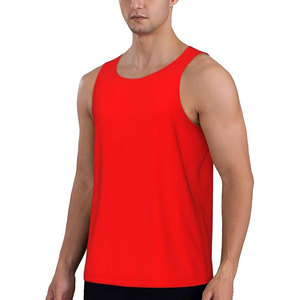 Camiseta sin mangas para hombre, ajustada, de algodón, para fitness, de alta calidad, MOQ bajo, logotipo personalizado, para uso en el gimnasio. - Product Image 2