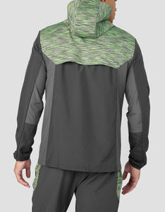 Chaqueta Deportiva Impermeable con Logotipo Personalizado, 100% Algodón, Talla Grande, Ajuste Sólido, Cortavientos para Hombre, Traje Deportivo para Exteriores - Product Image 6