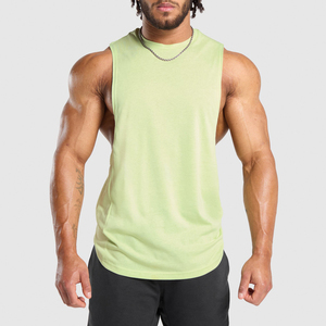 Débardeurs de sport pour hommes en polyester et élasthanne, pour la musculation et la gym, vente en gros - Product Image 1