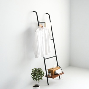 Perchero moderno de acero y madera de roble para el hogar, dormitorio, Hotel, almacenamiento y exhibición, muebles versátiles para sala de estar - Product Image 6