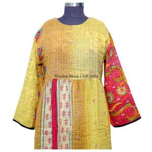 Vestido de algodón estampado multicolor a la moda, ropa de fiesta, precio al por mayor, fabricación para tiendas de ropa femenina. - Product Image 3