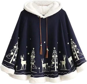 เสื้อคลุมมีฮู้ดบุขนแกะน่ารักสำหรับเด็กผู้หญิง Flygo ลายสัตว์ - Product Image 1