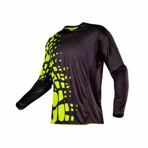 Jersey de Ciclismo y Motocross MTB Unisex de Diseño Personalizado al por Mayor, Ropa Deportiva Transpirable y Resistente al Viento, % Poliéster - Product Image 5