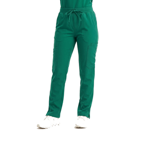 Pantalon de jogging médical pour femme - Tissu tricoté couleur unie, détection des aiguilles, écologique et de haute qualité, option logo personnalisé - Product Image 1