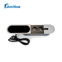 Enchufe Eléctrico Deslizante Empotrado con 2 Puertos AC, 1 Puerto de Carga USB, 1 Puerto de Carga USB Tipo C, Incluye Cubierta para Cable