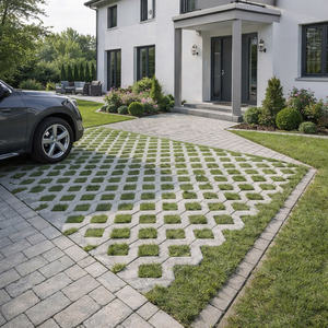 บล็อกปูพื้นหญ้าคอนกรีตแบบไม่เผา Navi House GTC-NVH-8L ดีไซน์ทันสมัย - Product Image 3