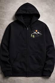 Sudadera con Capucha para Hombre, Diseño Gráfico Impreso por Transferencia de Calor, Personalizada, Invernal, con Cierre de Cremallera, Ecológica, 100% Algodón, Corte Regular, Cierre con Cordón - Product Image 3