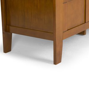 Adams Light Avalon marrone portaoggetti da banco con costruzione in legno resistente e comodi posti a sedere - Product Image 4