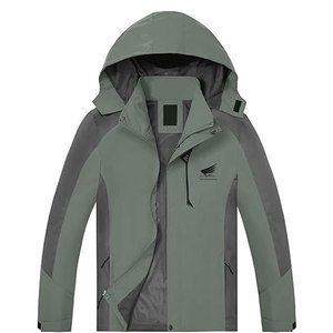 Veste de pluie respirante à capuche pour homme de haute qualité avec logo frontal, couleur personnalisée et style streetwear - Prix de gros - Product Image 1