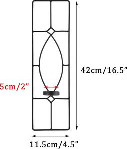 Meilleur prix mural Unique conçu décoration de la maison bougeoir cadre en fil métallique agréable bougeoir de noël - Product Image 3