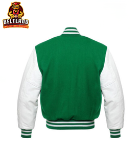 Veste universitaire personnalisée pour homme, qualité supérieure, manches en laine et cuir, personnalisez avec votre propre logo et marque - Product Image 2