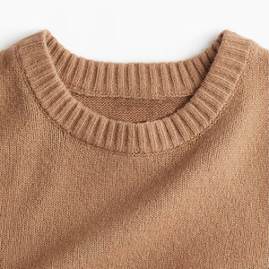 Suéter de punto trenzado de manga larga para mujer, cuello redondo, holgado, informal, suave, cálido y cómodo para invierno - Product Image 5