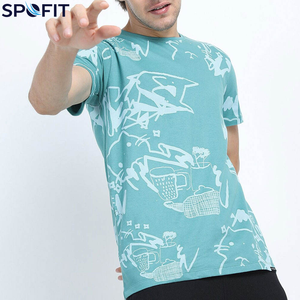 Unisex Custom Print Sublimation T <b>Shirt</b> <b>100</b>% <b>Polyester</b> Breathable Quick Dry Lightweight Casual Gym Running T <b>Shirt</b> Wholesale - Product Image 1