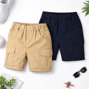 Shorts de plage personnalisés avec logo, en coton doux, décontractés, respirants, pour l'été, tendance, pour enfants, shorts de bain pour enfants - Product Image 3