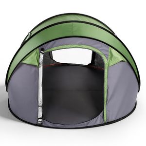 Tenda Automatica Pop-Up per 4 Persone, Impermeabile, Monostrato, con Veranda Anteriore Estraibile, per Campeggio e Spiaggia - Product Image 2