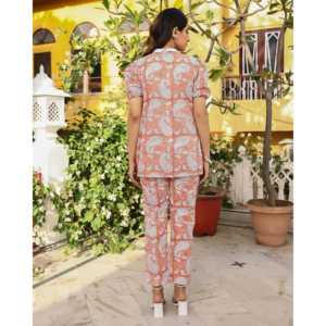 Ensemble coordonné orange fauve taille XS - Product Image 1