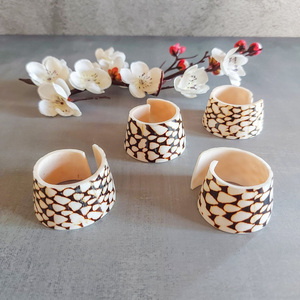 Anillos decorativos para servilletas de conchas marinas para eventos de boda exóticos, al precio más bajo, anillos decorativos de conchas naturales para sujetar servilletas - Product Image 2