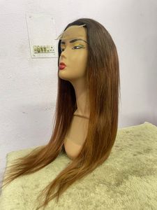 Peluca de cabello indio virgen, larga, lisa, negra natural, con cierre de encaje HD. - Product Image 6