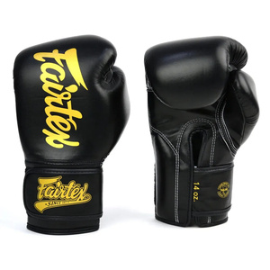 Gants de boxe Fairtex en cuir premium pour MMA et Sanda, fabriqués sur mesure, avec poignées professionnelles, légers, à doigts entiers, ajustables, unisexes - Product Image 2