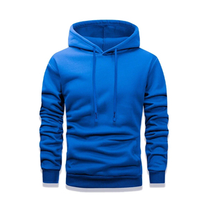 Sudadera con Capucha Beige Crema al por Mayor para Hombre, Sudadera Lisa de Forro Polar, Estilo Casual Holgado, Ropa Urbana - Product Image 6
