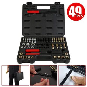 Kit di Riparazione Auto da 49 Pezzi, Include 24 Filiere per Filettatura e 22 Maschi per Filettatura, Set Riparatore di Filettature e Attrezzi per Riparazione - Product Image 2
