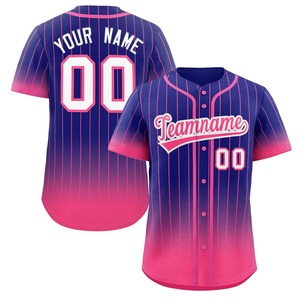 Jersey Baseball yang Dapat Disesuaikan, Bernapas, 100% Poliester, Kerah V untuk Pria & Wanita, Pakaian Olahraga Berkualitas Tinggi, Warna & Logo Kustom - Product Image 4