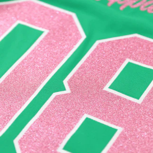 Camiseta Deportiva AKA Glitter Dri Fit para Mujer, Verde Rosa, Absorbe la Humedad, Cuello Redondo, Rendimiento Atlético, Uso Casual - Product Image 6