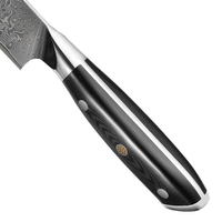 Ensemble de couteaux de chef en acier Damas de luxe, 9 pièces, manches en bois, style moderne, professionnel, pour le camping en plein air, la chasse, construction durable