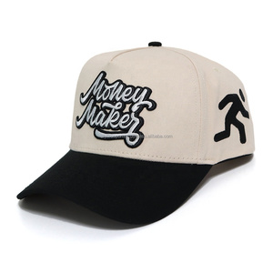 Hip Hop coton Baseball chapeau blanc personnalisé votre Logo Baseball 3D bouffée broderie impression 5 panneau brodé casquettes de sport en gros - Product Image 5