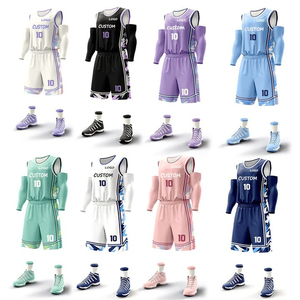 Uniforme de Baloncesto Personalizado de Alta Calidad, Transpirable, Reversible, Color Morado Real - Product Image 3