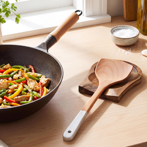 Reposacucharas de madera de acacia para cucharones y espátulas, para encimera de cocina, precio al por mayor desde Vietnam - Product Image 3
